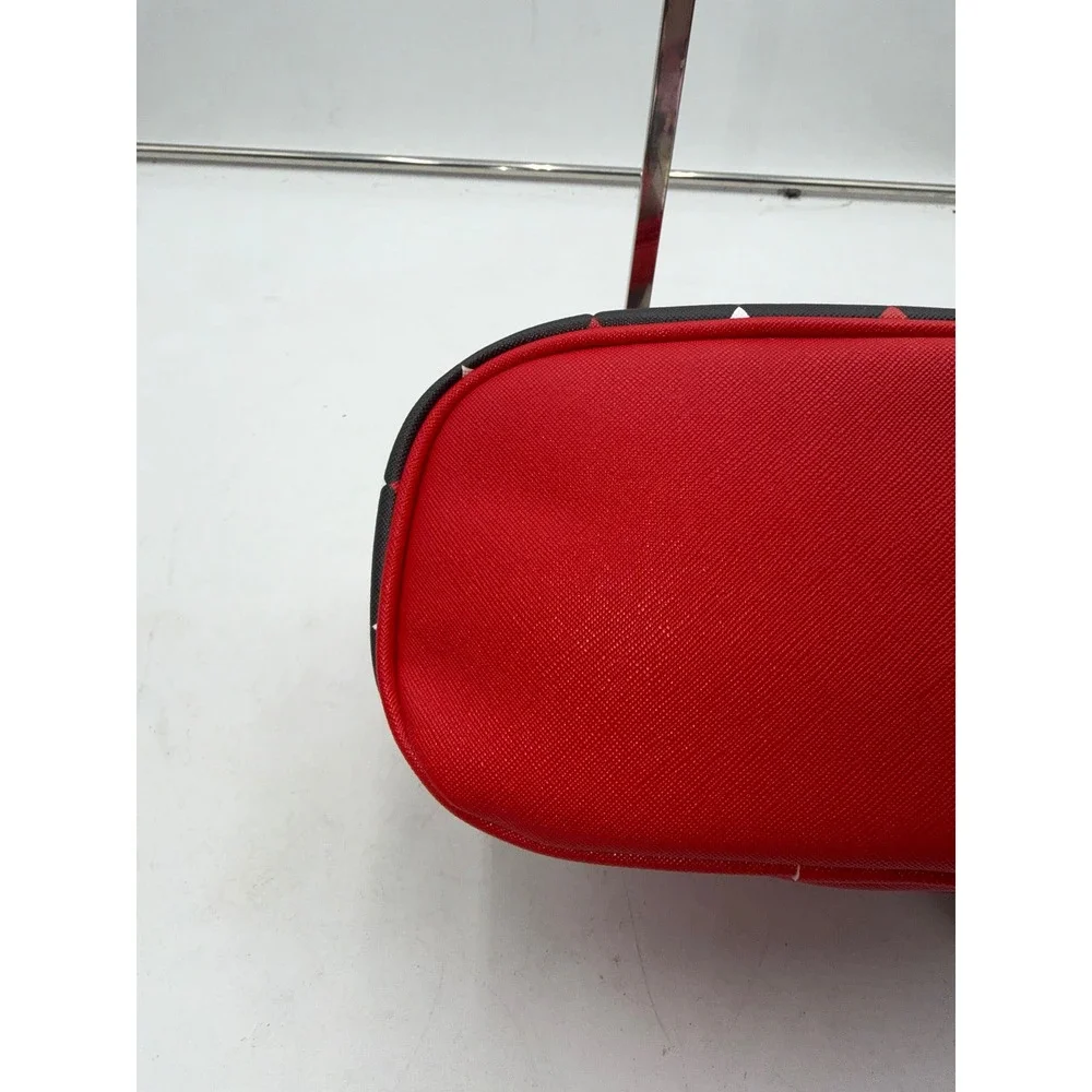 ROMWE DC Comics Harley Quinn Makeup Bag Red Black Harlequin Vanity Case New